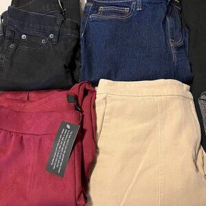5 lb Reseller Mixed Lot Pants and Jeans Assorted Sizes Styles And Brands